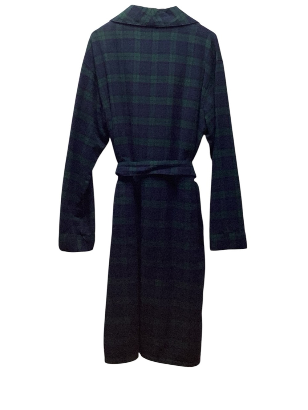 L.L. Bean tartan plaid men’s cotton robe size Large - Picture 5 of 9